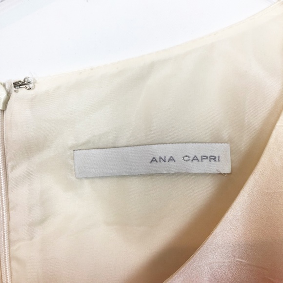 Ana Capri Ombre Watercolor Scallop Hem Dress S - Picture 5 of 8